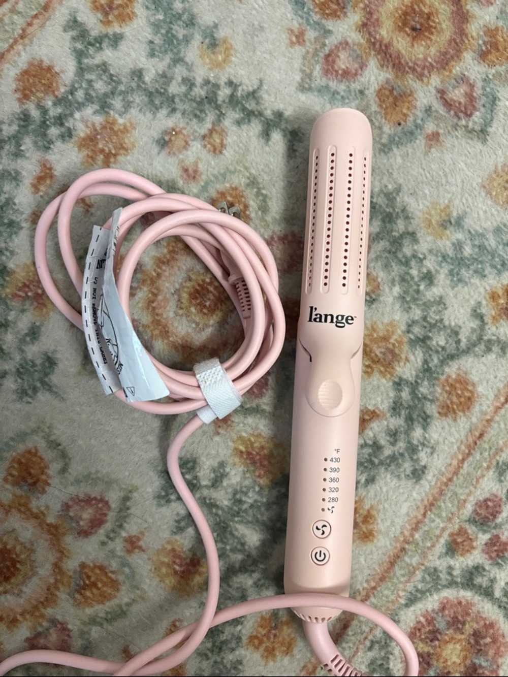 Lange Pink Heat Styling Brush